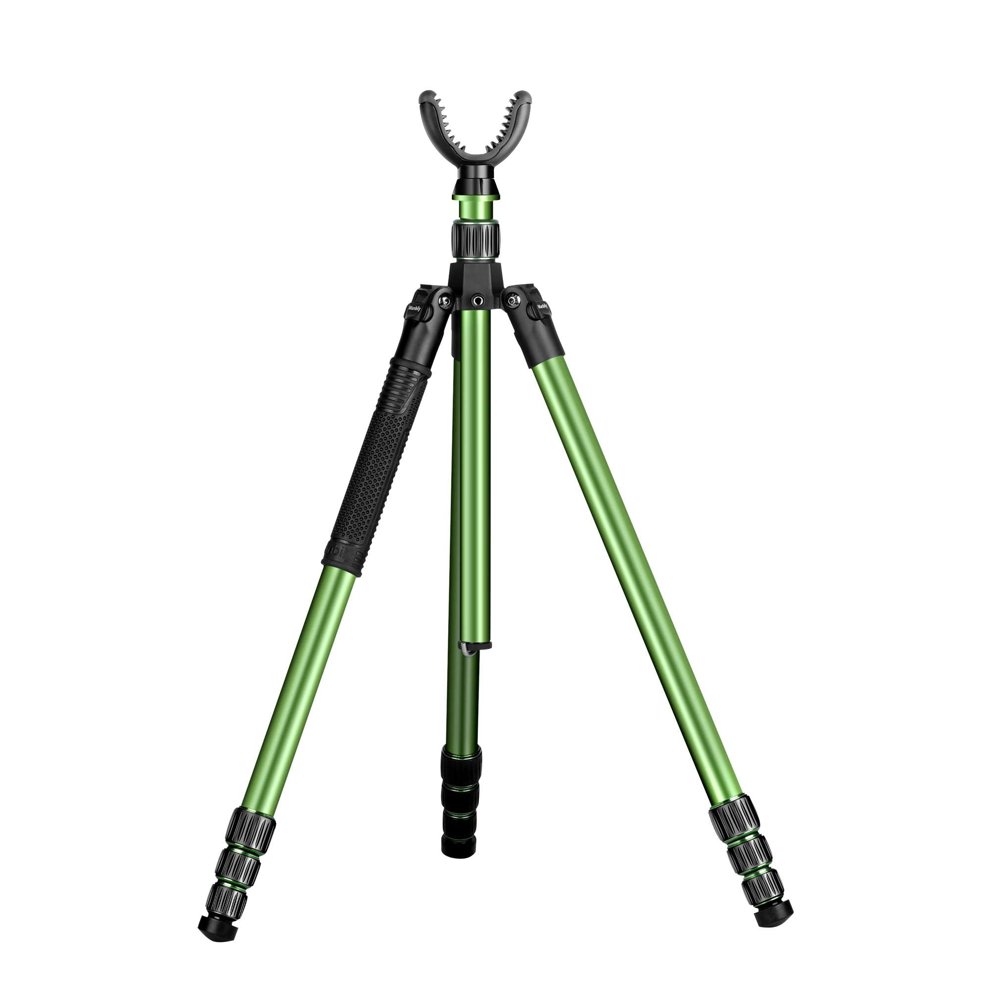 73 Inches Adjustable Aluminum Hunting Tripod Stick Tripod Rest With U Shaped Yoke