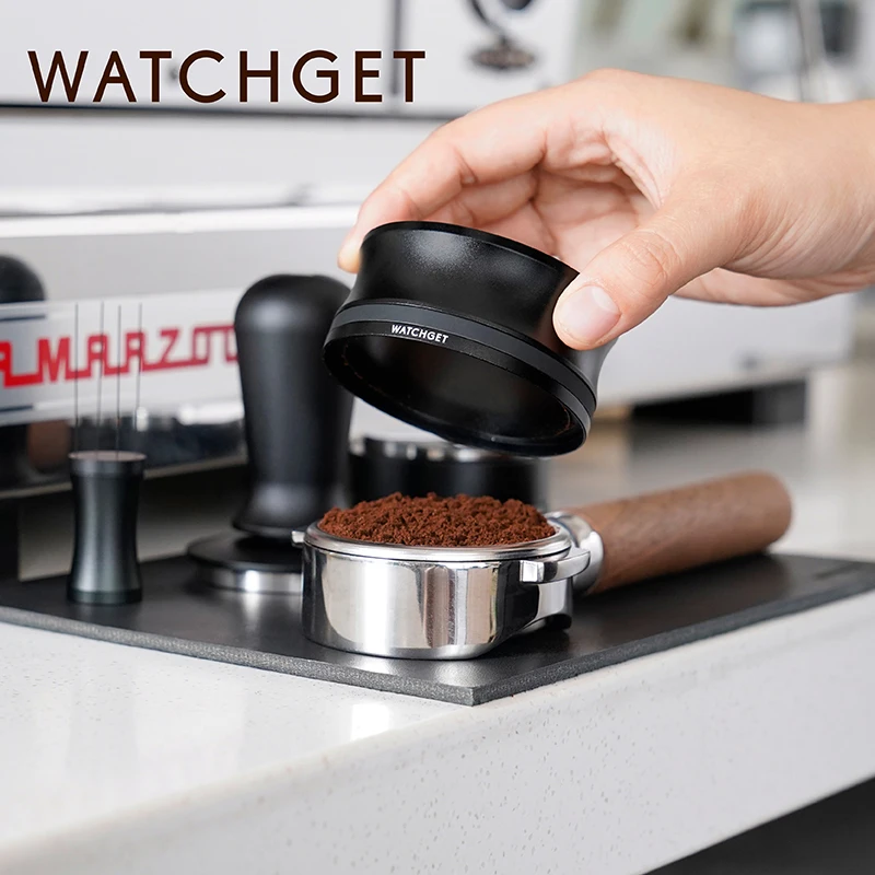 

Watchget 58 мм высокая магнитная воронка для дозирования эспрессо, высокая алюминиевая воронка для портафильтра эспрессо, совместимая с портафильтром 58 мм