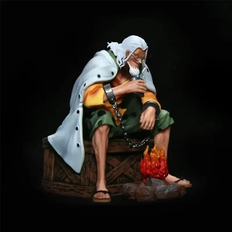 อะนิเมะOne PieceรูปHades King Silvers Rayleigh Figurine 15ซม.GK Pvcตัวเลขการกระทํารูปปั้นคอลเลกชันรุ่นของเล่นของขวัญ