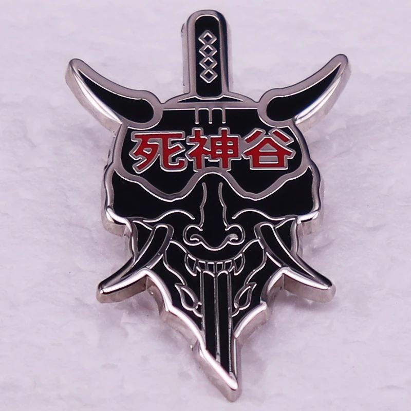 Death God Shinigami Valley Logo Badge Hard Enamel Pin Jewelry