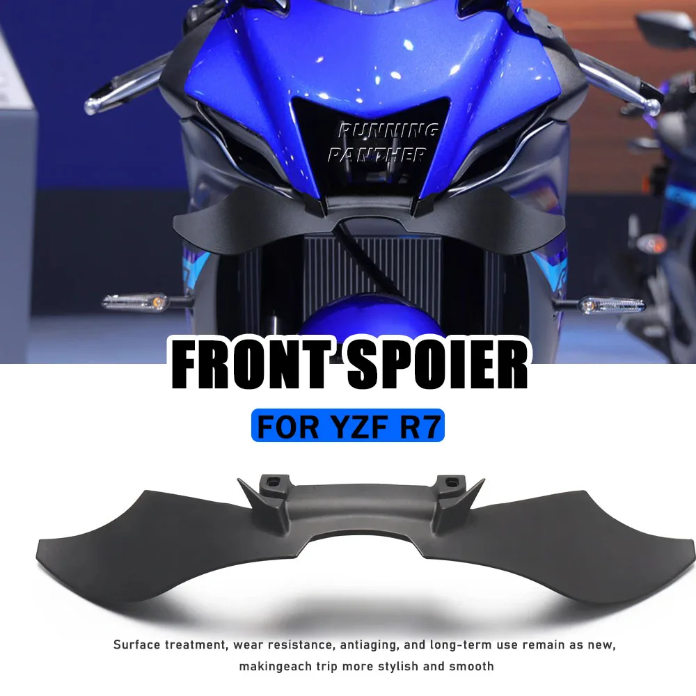 جديد الزجاج الأمامي الجناح هدية ثابتة الجانب الأمامي الهوائية لياماها YZF-R7 دراجة نارية هدية الجناح المفسد المتكاملة