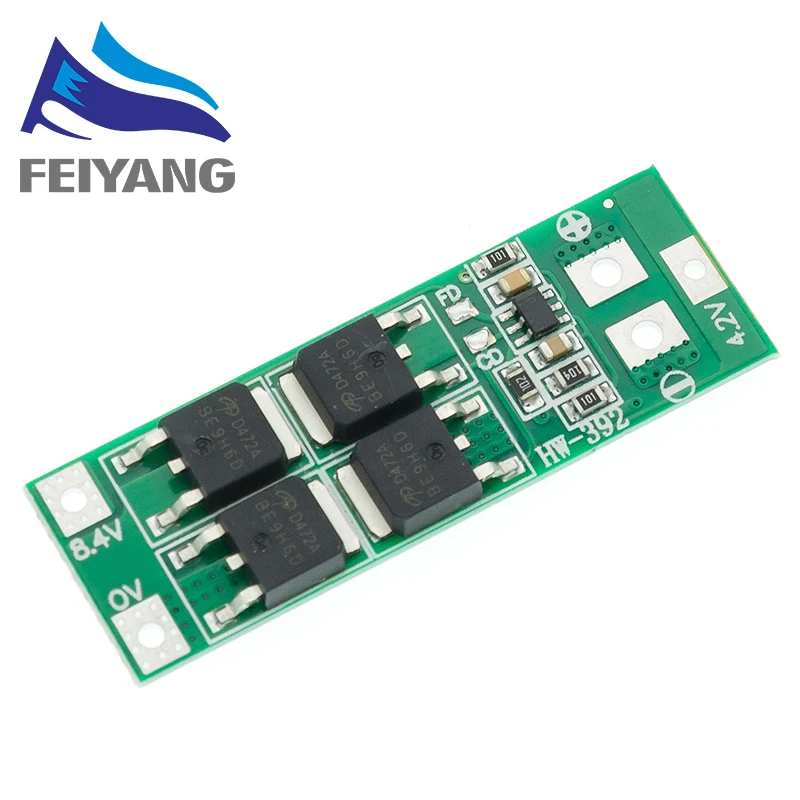 2S 20A 7.4V 8.4V 18650 Lithium Battery Protection Board/BMS Board Standard/Balance For DIY