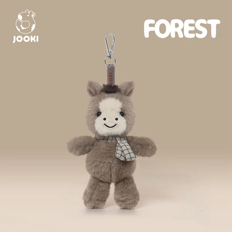 Kawaii Puppy Plush ของเล่นการ์ตูนม้า Fox สุนัขกระต่ายกบแกะลิงหมูตุ๊กตา Plush พวงกุญแจกระเป๋าจี้ของขวัญเด็ก