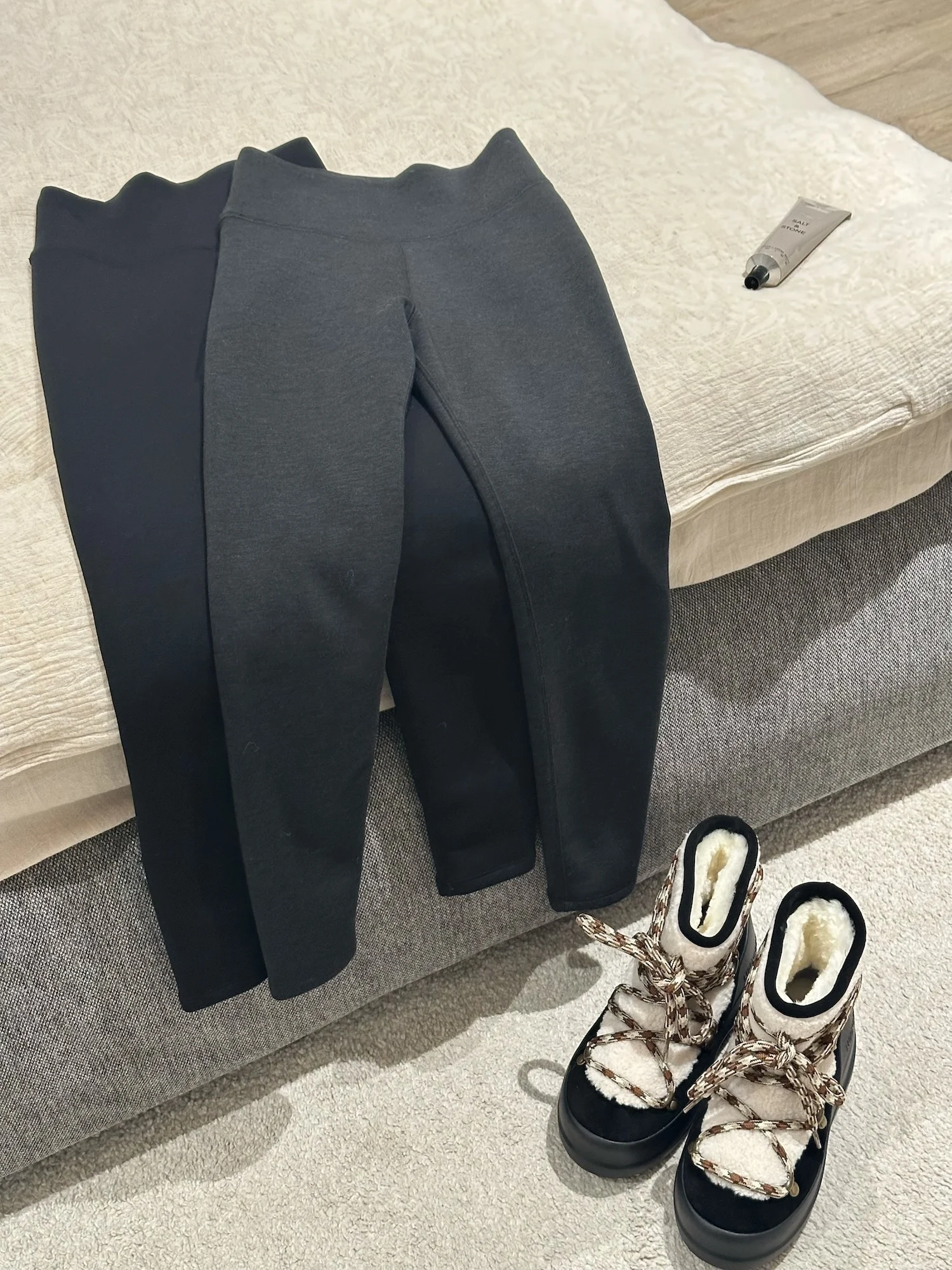 

Viyoung Thiened Fce Lined Warm Camere Andes Leggings High Waist Long Pants Women's Faion Casual Tights