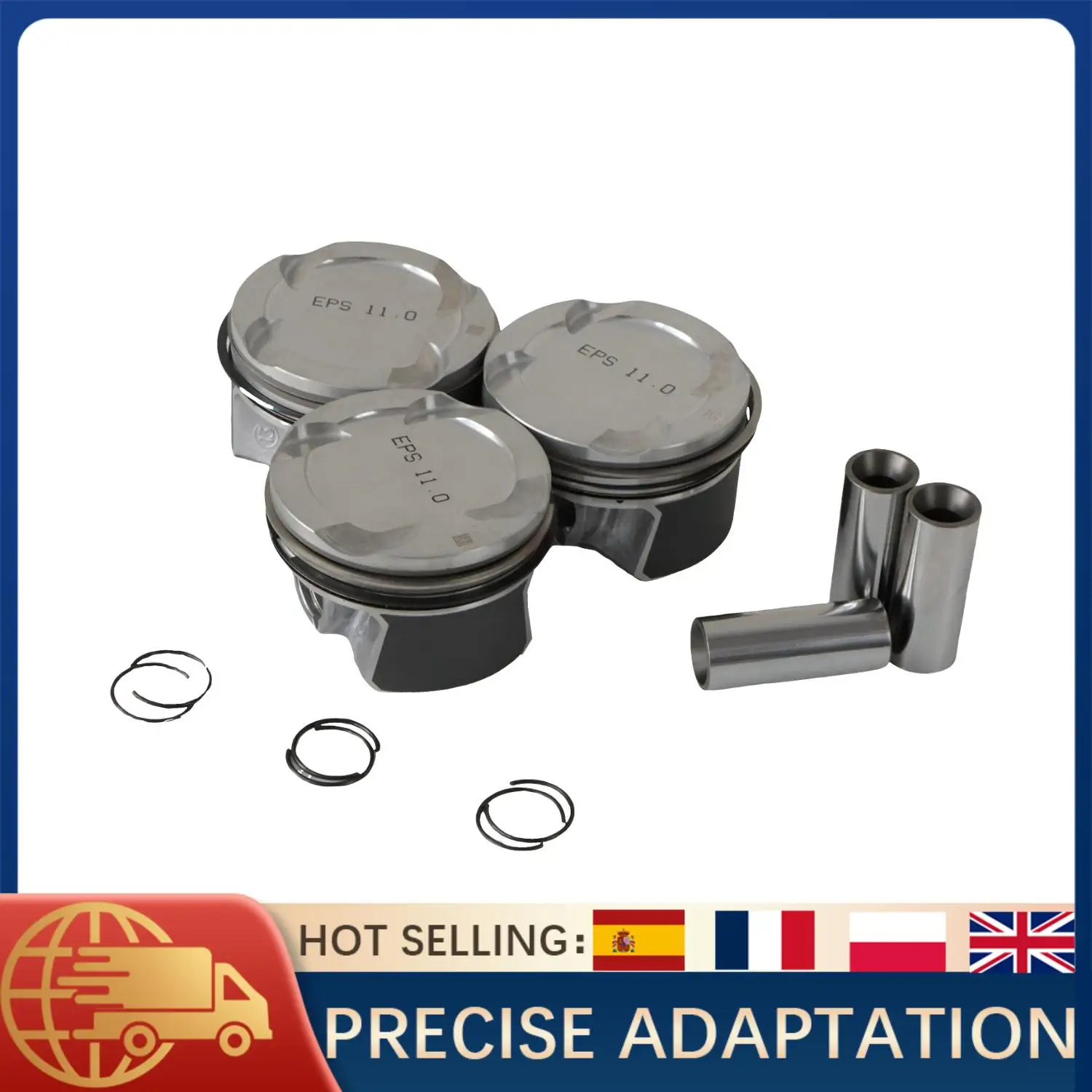 

Для BMW B38A15 1.5T F20 F21 F30 F32 X1 X2 116i 118i 218i 318i 418i Комплект поршней и колец MINI Cooper Φ82 мм CR11:1 OE 11258657760