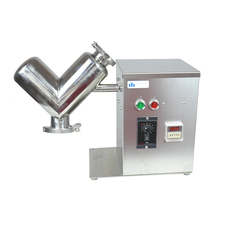 VH-2 Small Mixer V-type Experimental Mixer Material V-shaped Blender Raw material Dry Powder Mixer Teaching Laboratory Process