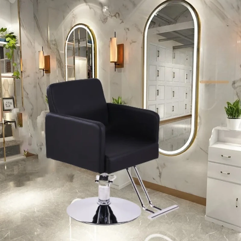 

Premium Cushion Salon Chair For Hair Stylist Barber Chair Stylist 360°Swivel Hydraulic Hair Silla De Barberia Salon Furniture
