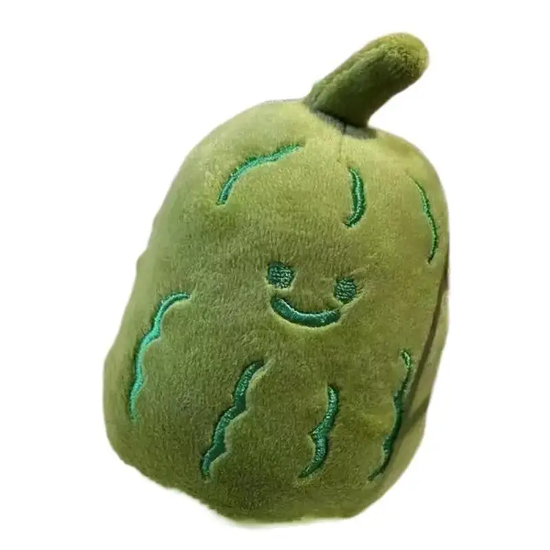 31BB Novelty Green Vegetable Pendant Keyring Stylish Miniature Vegetable Chain Charm Accessory Gift for Friend and Family