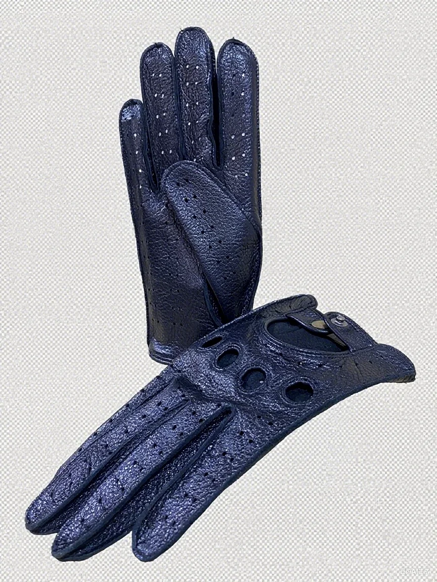 

HighShine Men's Deer Leather Driving Gloves Unlined Touchscreen