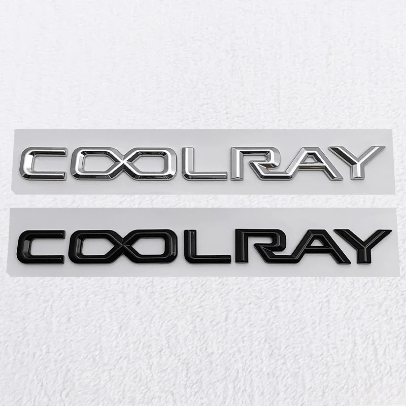 20x1.6 سنتيمتر ABS سيارة الخلفي الجذع تعديل ملصق ل جيلي Coolray شعار Binyue شخصية رسالة شارة الذيل الديكور