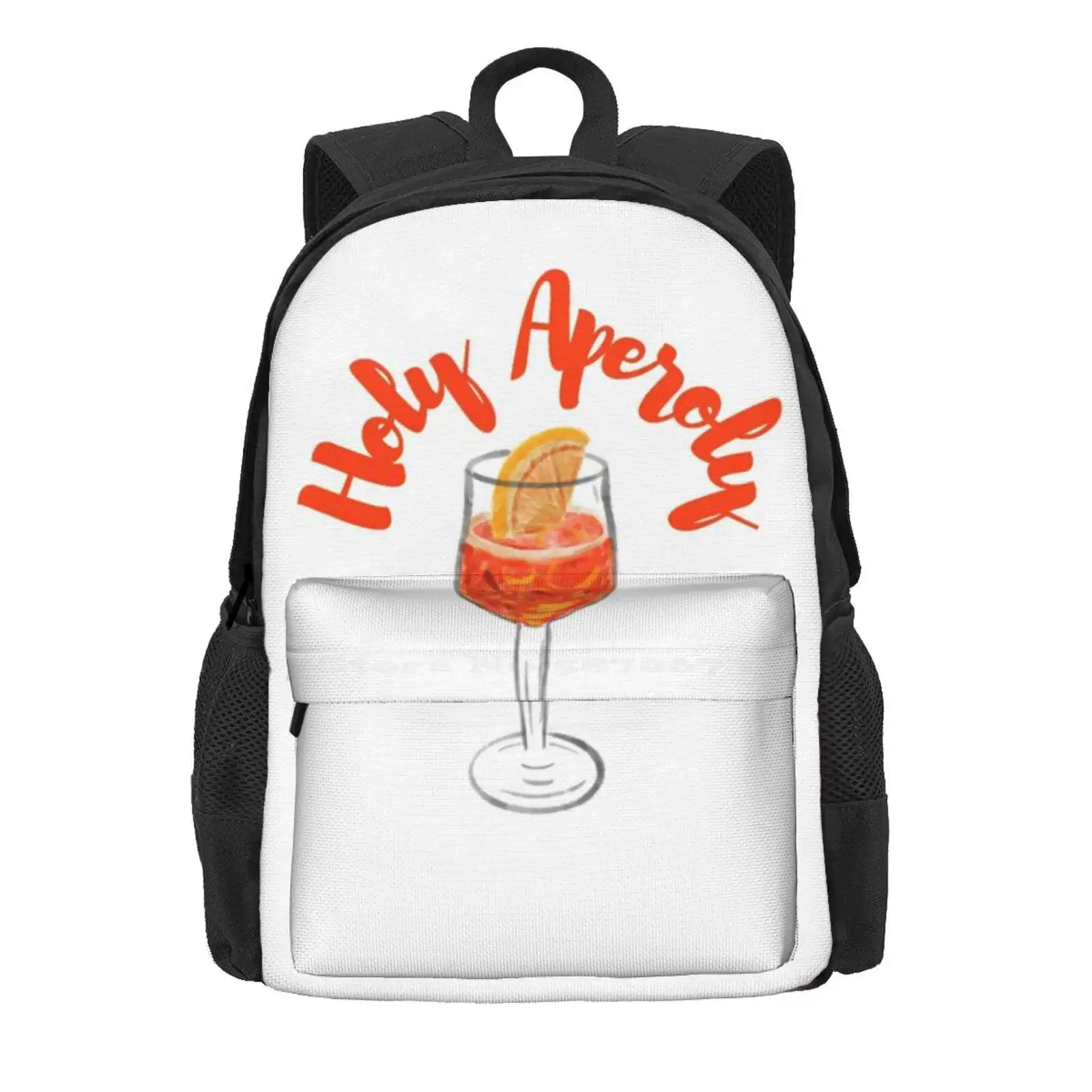 Holy Aperitif Hot Sale Schoolbag Backpack Fashion Bags Spritz Splash Squirt Funny Summer Drink