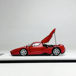 Kingmodel 1:64 ENZO Standard, rojo/blanco, modelo de coche fundido a presión