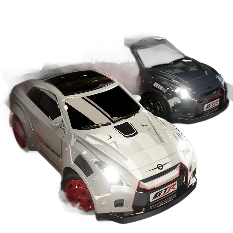 신제품 RC 무선 조종 자동차 1:64 스케일 고속 사륜구동 충전식 시뮬레이션 장난감 어린이용 드리프트 모델
