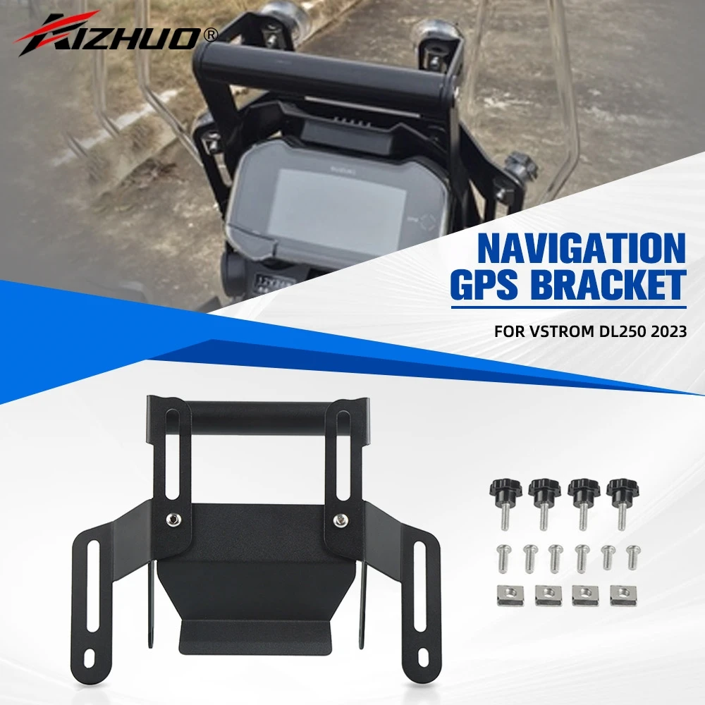 

V-STROM DL 250 Motorcycle Phone GPS Navigation Plate Bracket For SUZUKI Vstrom DL250 2023 Windshield Lifting Bracket Support