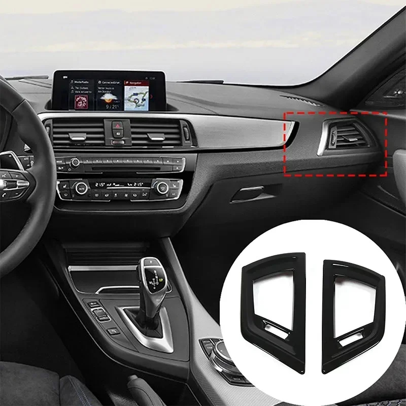 For BMW 1 Series 2 Series F20 F21 F22 F23 2017-2019 ABS car air conditioning vents on both sides frames decorative stickers