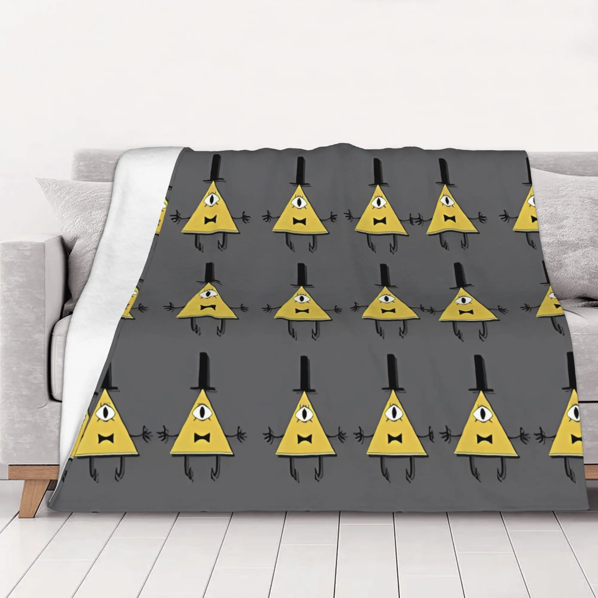 1PC home Cutecore Classic G-gravity Falls Blanket Super Cosy Plush Home Living Room Sofa halloween