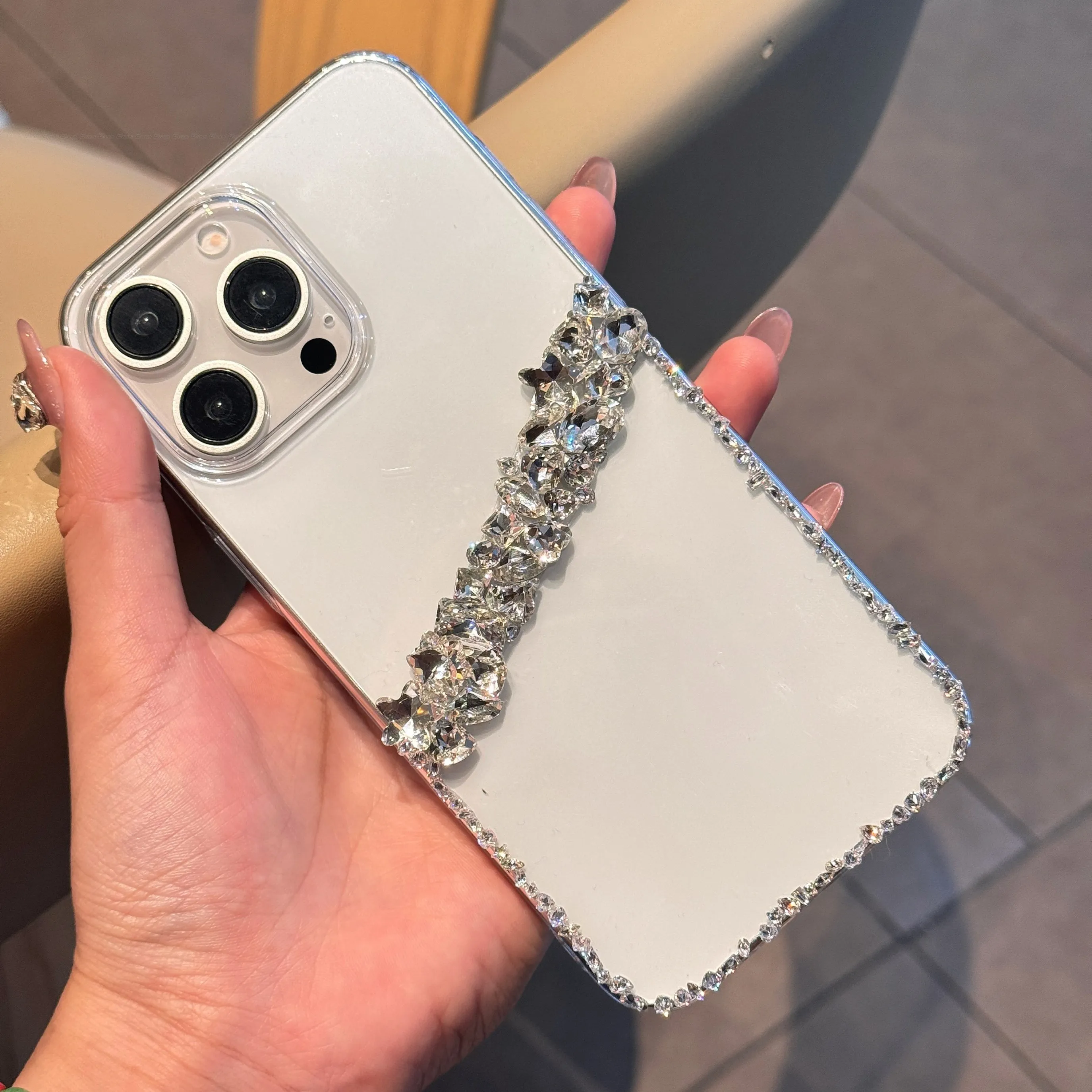 لامعة كريستال فاخر بريق لهواوي الشرف 90 100 200 300 400 Play5 Ultra GT Pro Power Bling الصلب PC الغطاء الخلفي جراب هاتف