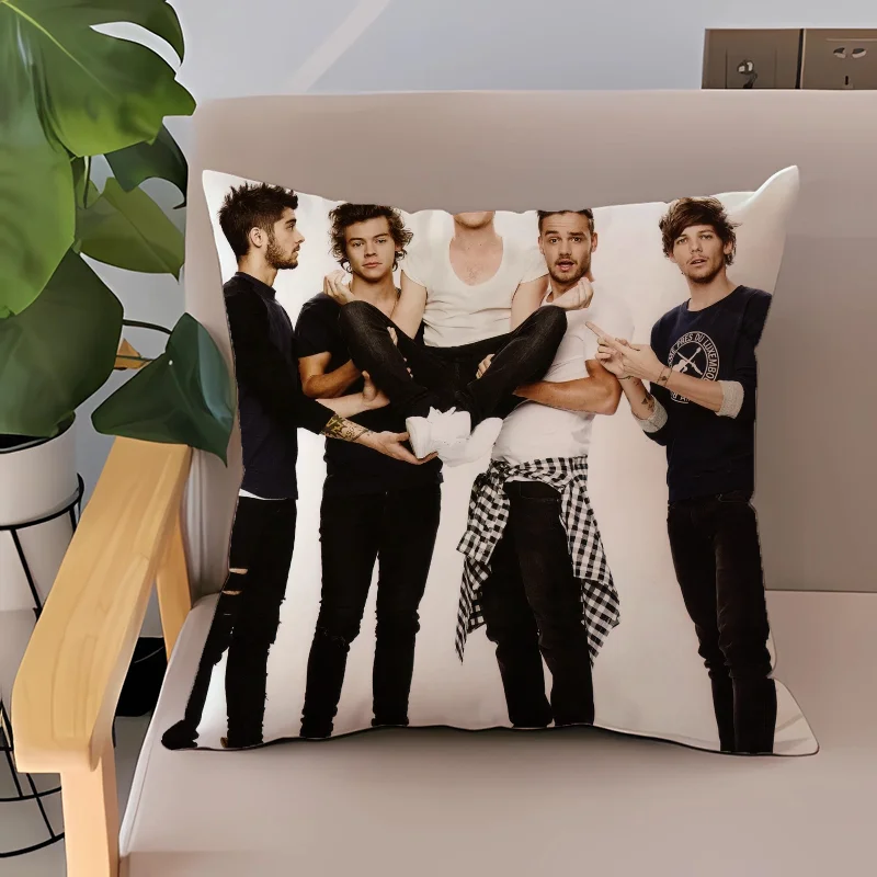 One Direction Children\'s Decorative Cushions for Decorative Sofa Pillowcases Bed Cushions for Living Room Cushion Cover 45*45