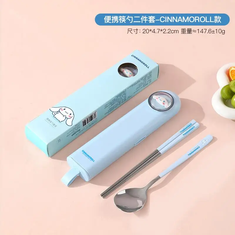 سانريو سينامورول ماي ميلودي هالو كيتي أدوات المائدة زخرفة ضرب المنتج منتج جديد لطيف الكرتون في الهواء الطلق طالب الكبار لطيف