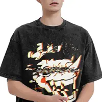 Camiseta Deltarunes para hombre, camiseta creativa de videojuego clásico lavada, camisetas de manga corta con cuello redondo, camisetas de algodón puro Idea de regalo