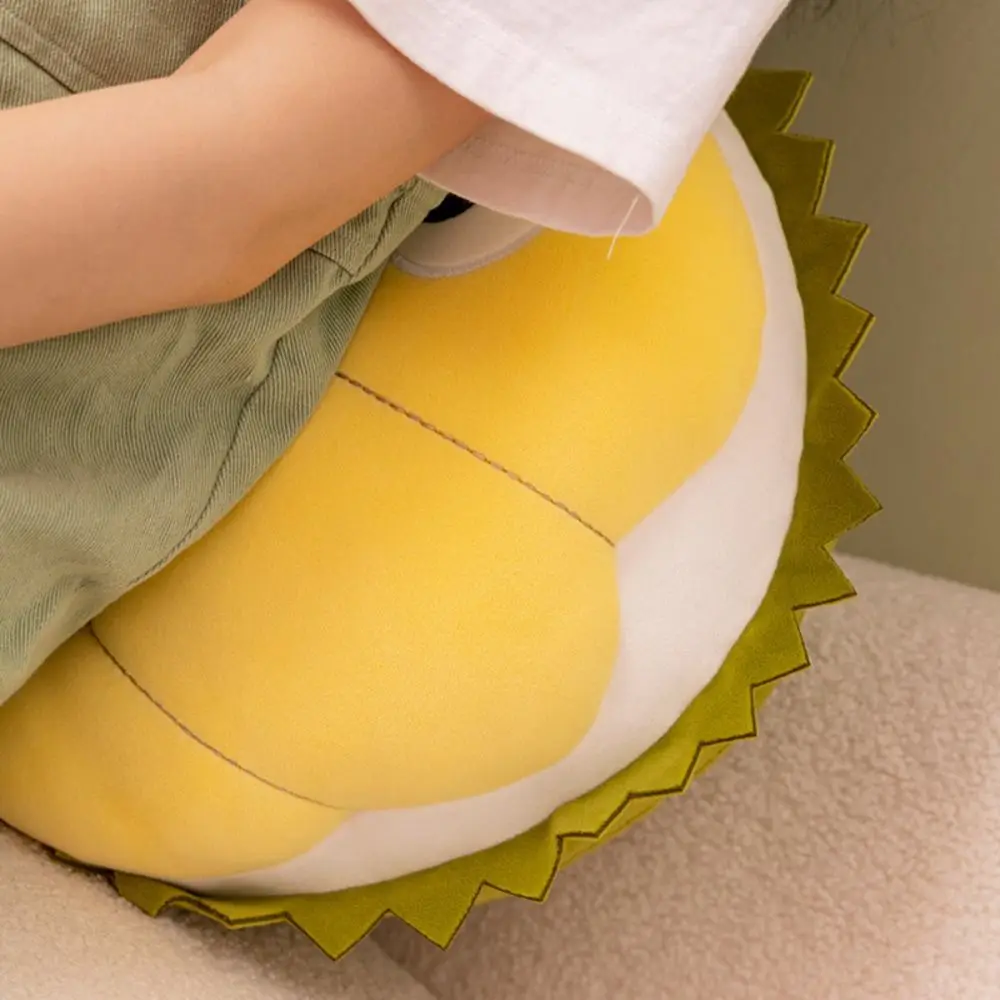 Fluffy Durian Plush Toy Collection Appease Fruit Durian Plush Pillow 45cm Soft Durian Plush Throw Pillow Kids Holiday Gifts