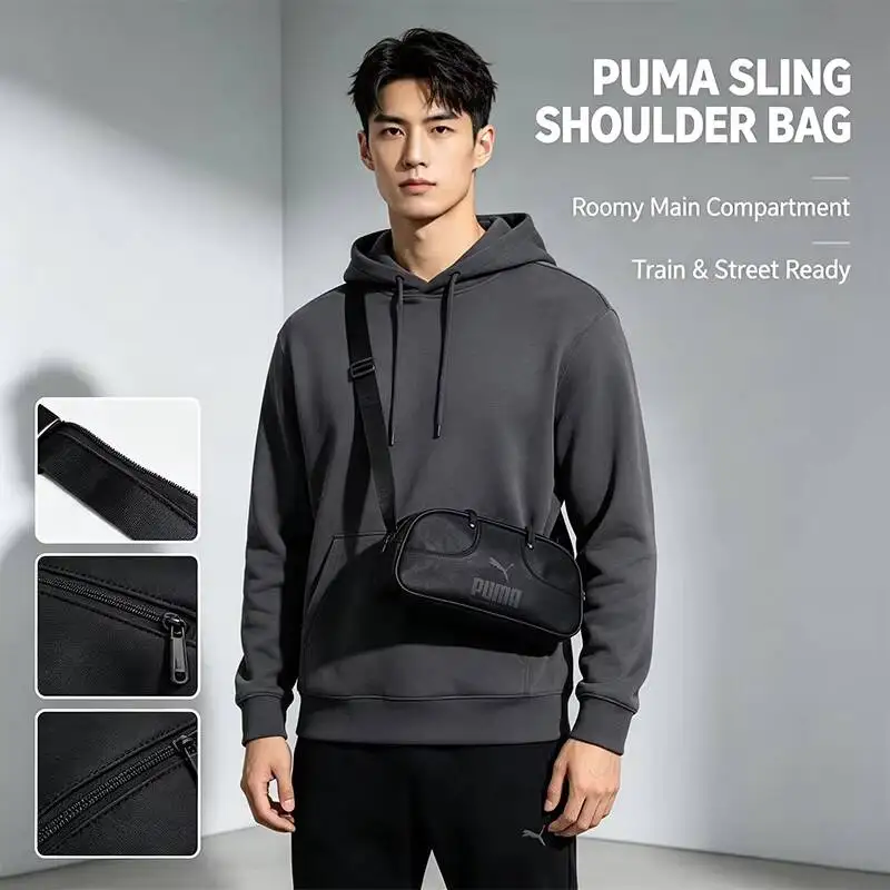 Backpack Hot Puma Crossbody Bag Casual Sports Daypack Lightweight Spacious Adjustable Strap Everyday Travel Urban Style
