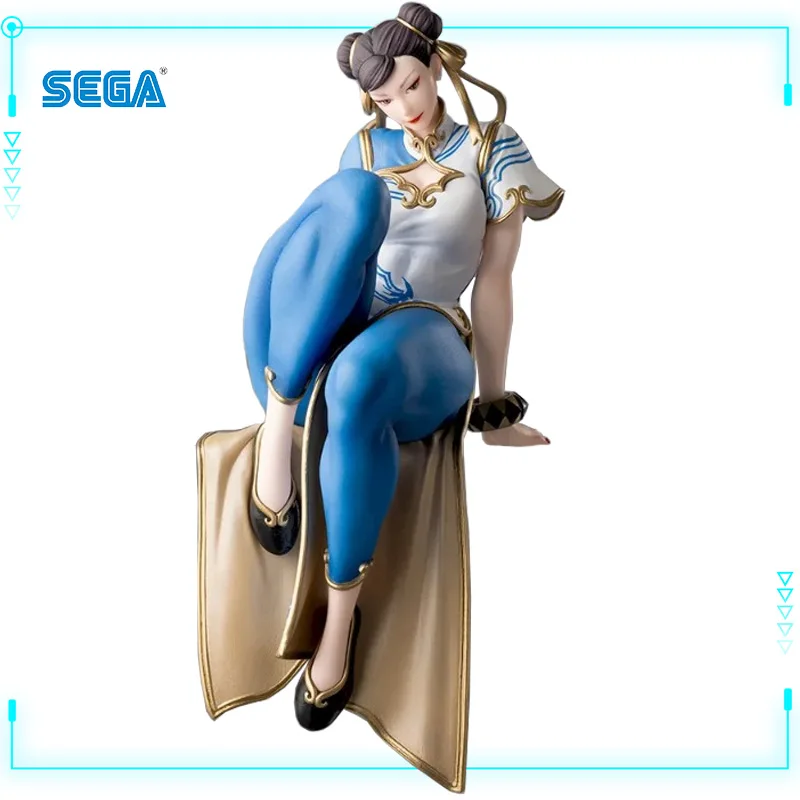 

SEGA оригинальная игра Street Fighter 6 PM Chokonose фигурка Chun-Li 14 см сексуальная аниме девушка коллекции модель игрушечные фигурки подарок