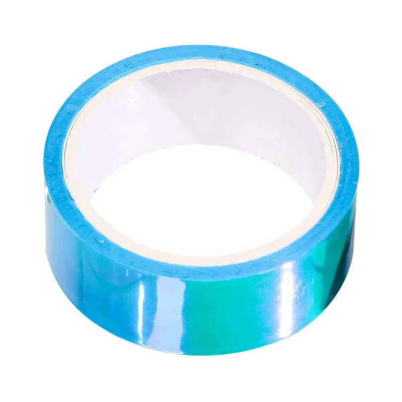 10PCS Creative Rainbow Laser Tape Stationery Handbook Colourful Decorative Waterproof Tape Student Diy Handbook Material Collage