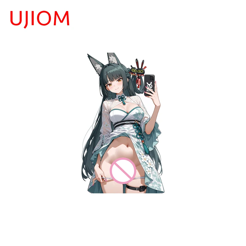 UJIOM Selfie Miyabi Hoshimi Sexy Girl Picture Wall Sticker Exquisite Tendy Attractive Waterproof PVC Decal Bumper Decoration