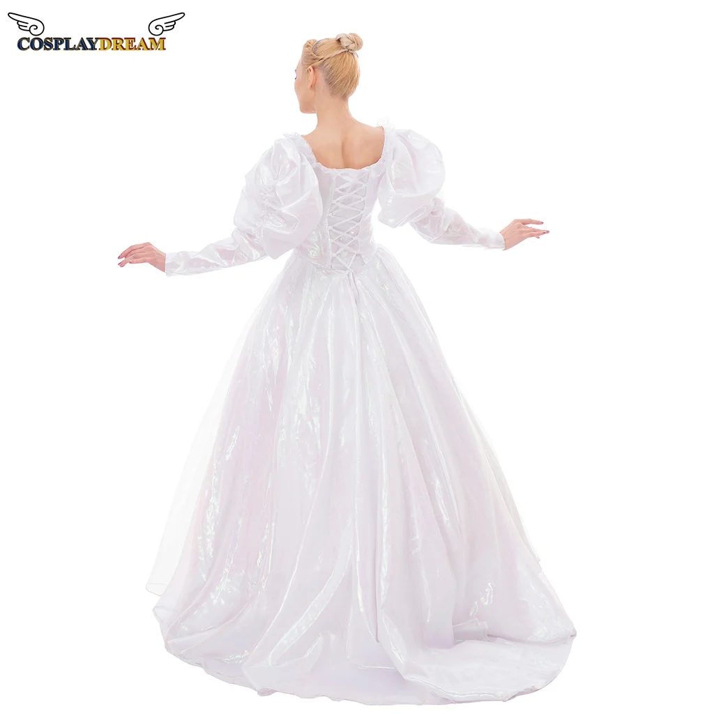 (En stock) laberinto, disfraz de Sara, vestido de baile, vestido de princesa blanca, vestido de novia, vestido medieval rococó, disfraz de Sara