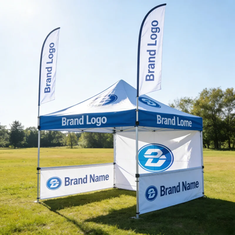 Custom Advertising Folding Printed Portable Pop up Trade Show Tent Canopy Outdoor 10x10ft Pop up Canopy Tent Marquee Tent