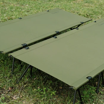 March 침대, 스노우 라인, 플랫 접이식 야외 텐트, 초경량, 확장 및 확장 알루미늄 합금 캠핑