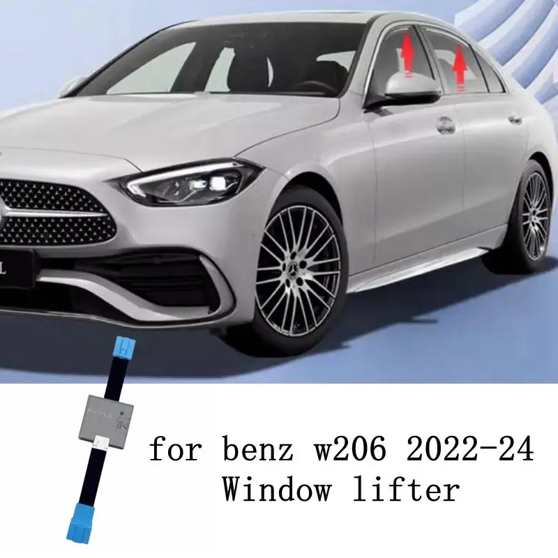 Для Mercedes-Benz W206 серии 2022 2023 2024, автоматический стеклоподъемник с одной кнопкой, умный стеклоподъемник