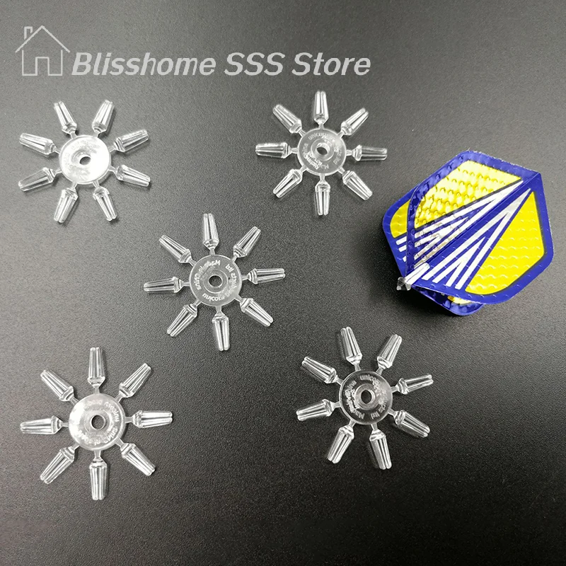 【S】40pcs/Set Dart Wing Protector Alloy Darts Flight Savers Darts White Black Tail Tip Accessories High Quality High Quality