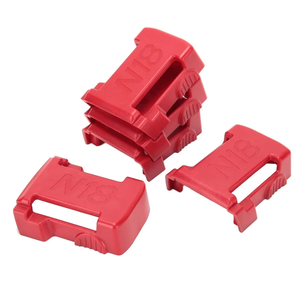 5PCS Snap-in Battery Design Battery Buckle Holder Release Button Battery Mount for Milwaukee M18 Series Lithium Battery