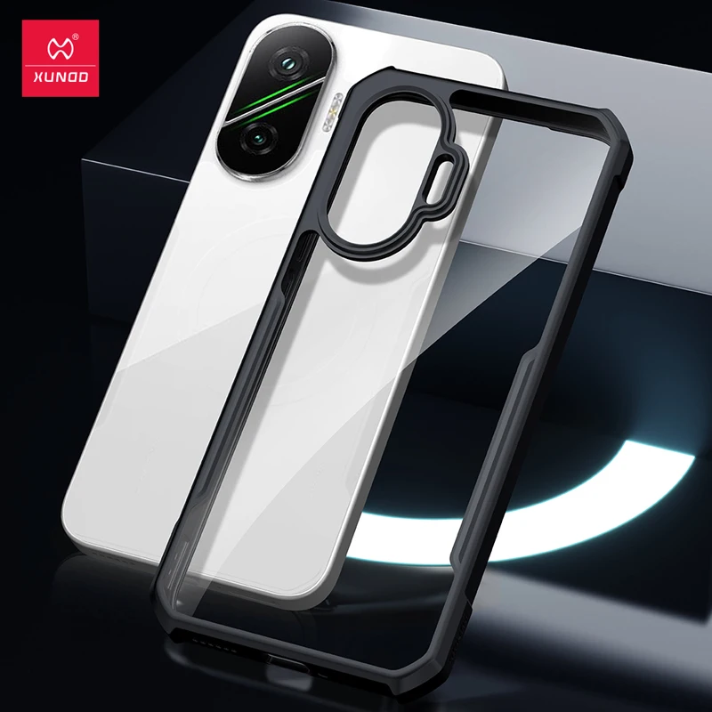Xundd Case For Xiaomi Redmi Turbo 4 Pro чехол Airbags Shockproof PC + TPU Clear Anti-fall Phone for POCO F7 ケース