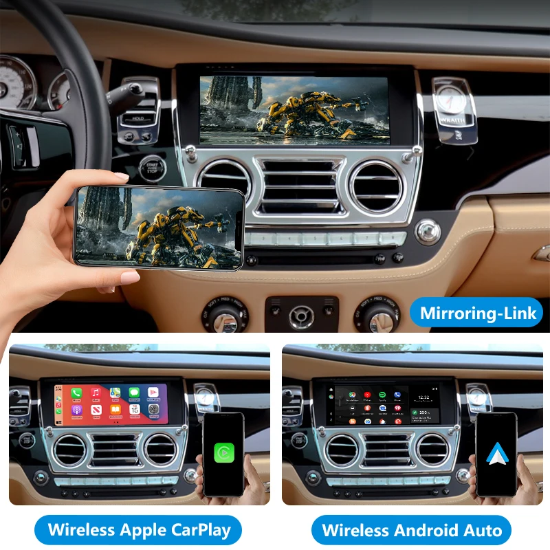 Wraith Upgrade Wireless CarPlay & Android Auto Decoder Module Interface Kit For 2013 - 2015 Rolls-Royce Wraith