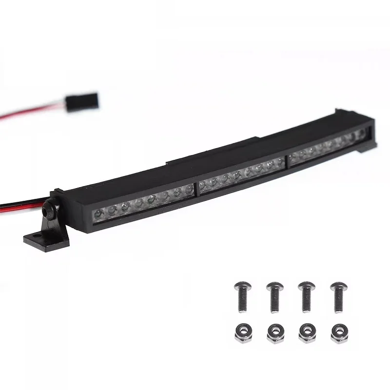 

Metal Bend 116mm LED Light Bar Roof Lamp Lights for Axial SCX10 90046 Traxxas TRX4 MJX H8H H8P 1/10 RC Car Upgrade Parts
