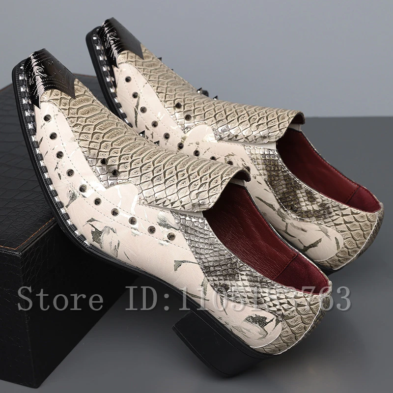 Sepatu Loafer Pria Motif Kulit - Men'S Fashion For Wedding ulasan dan harga