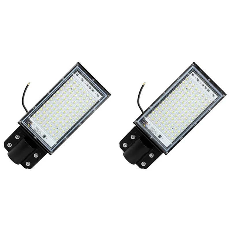 

2X Lighting LED Street Light Floodlight Integrated Road Lighting 100W Waterproof Garden Light Outdoor-B61B