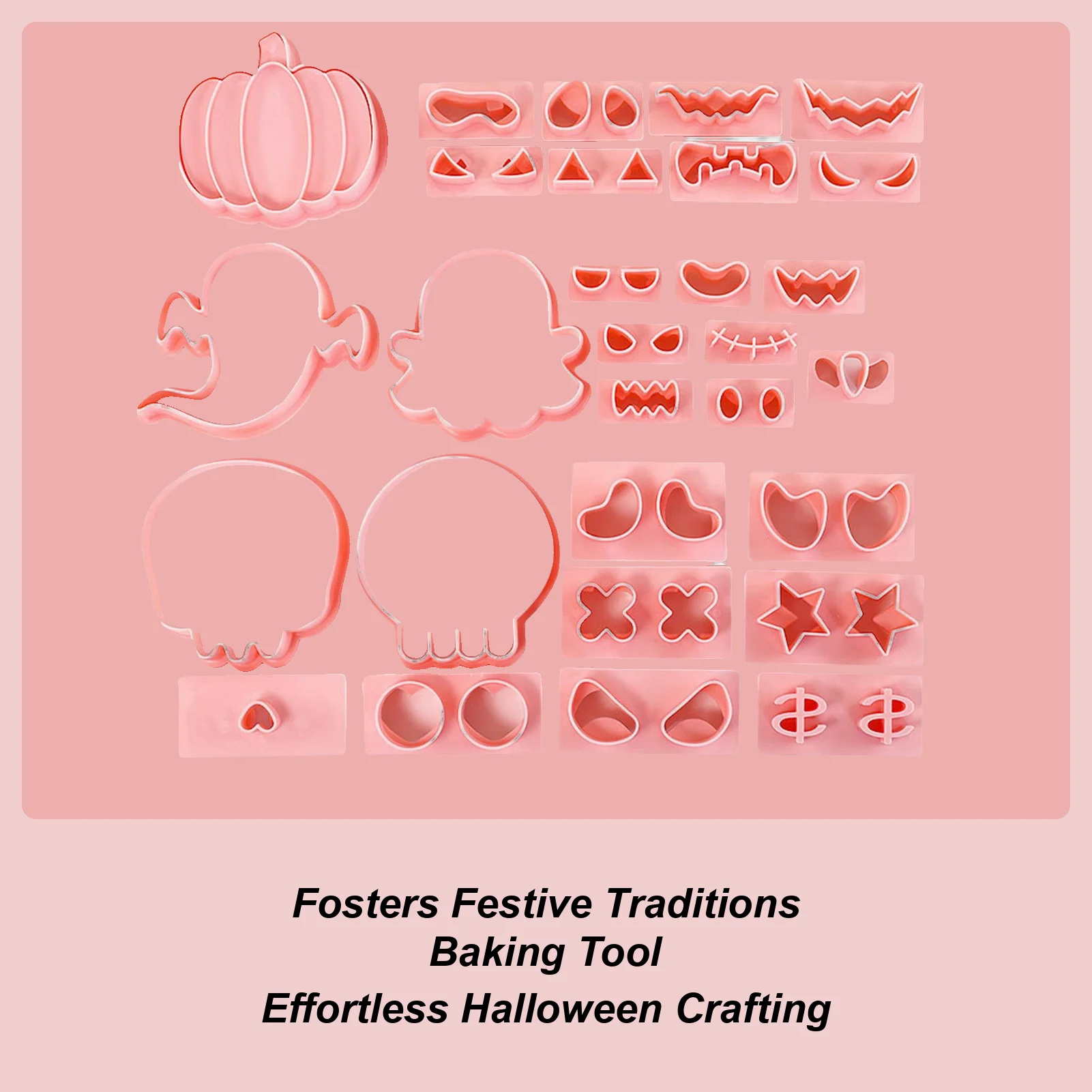 

Halloween Stamps Baking Tools Halloween Baking Mold 30 Pieces Safe Gadget Supplies Decorating Tools For Kids Party Birthday Fall