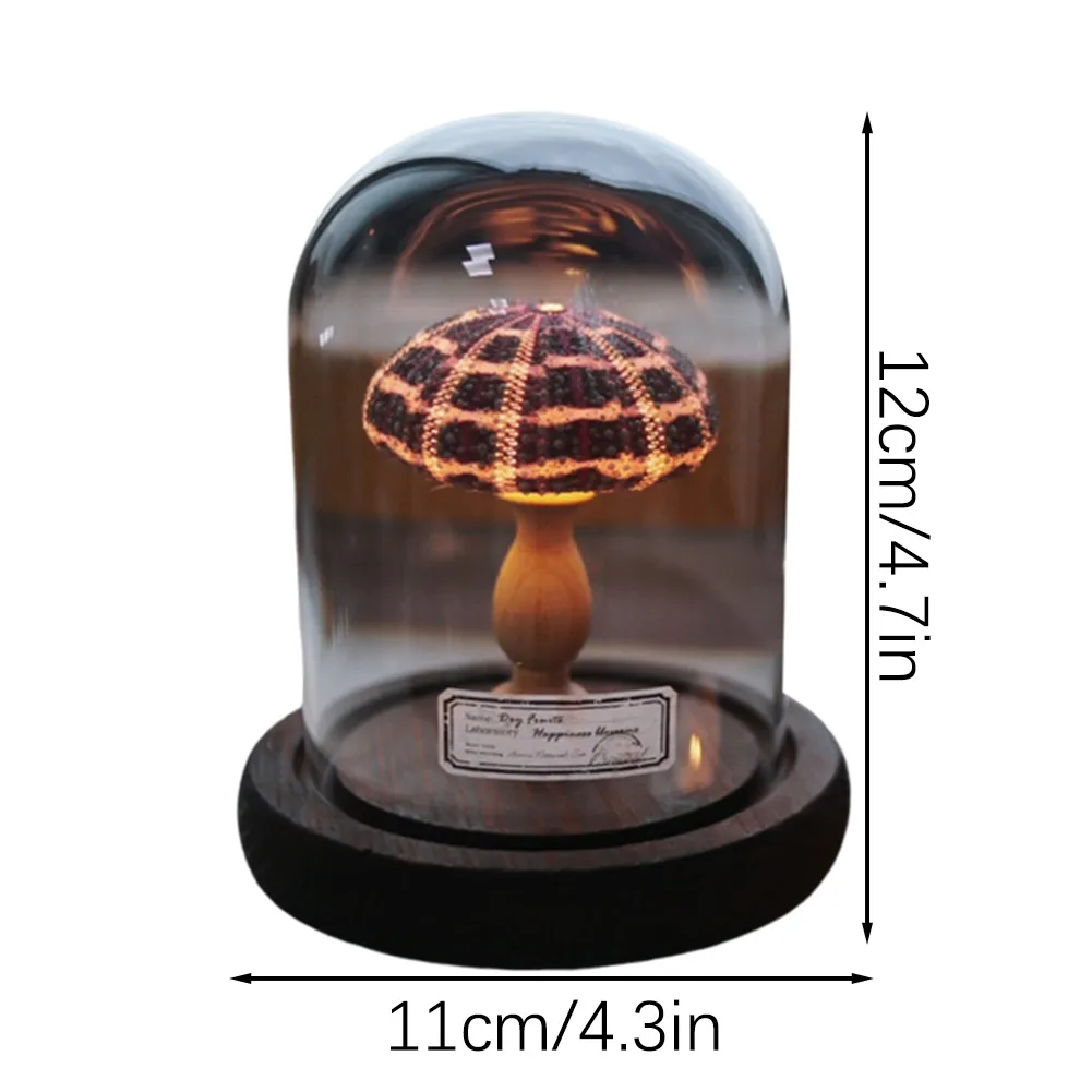 DIY Sea Urchins Night Light Mini LED Lamp Soft Lighting Flicker Free Nightstand Lamp Creative Home Decor Great Present Idea