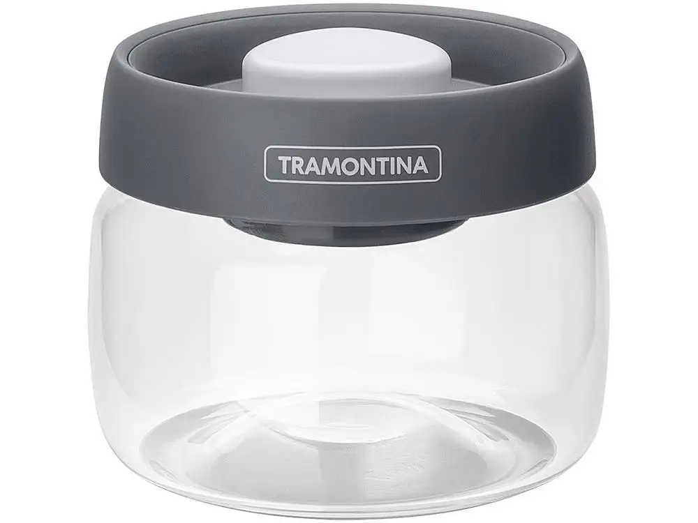 Purezza-Olla de vidrio Tramontina con tapa redonda, 400ml