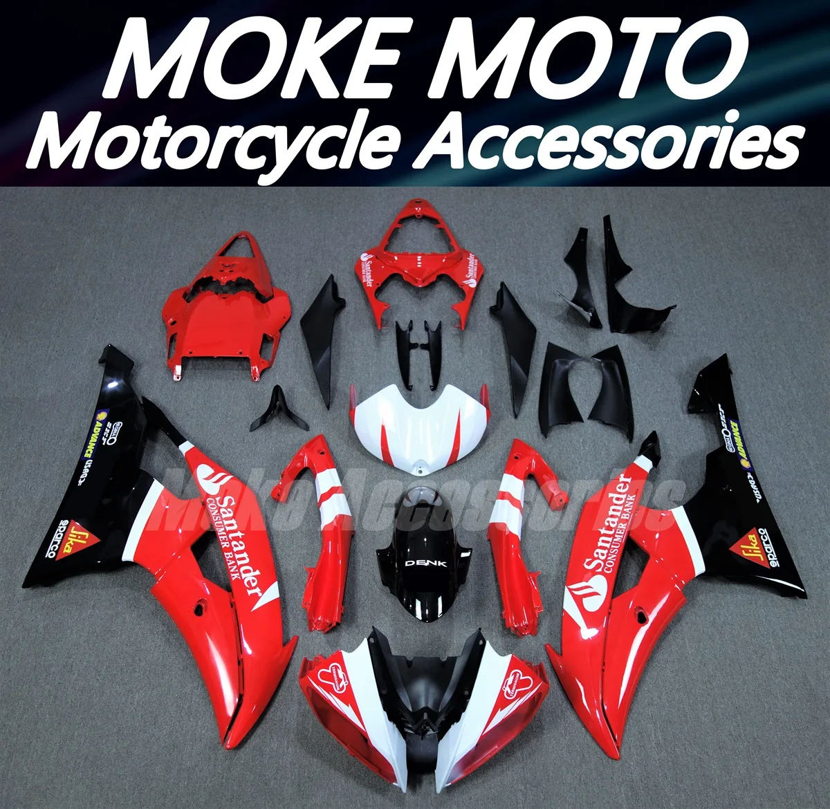 Motorcycle Fairings Kit Fit For  R6 2008 2009 2010-2014 2015 2016 Bodywork Set High Quality ABS Injection New Black Red Santande