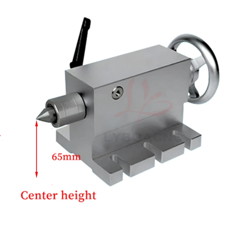 LY دليل هوائي Tailstock ل الروتاري A محور 4th محور CNC آلة طحن النقش نشاط Tailstock MT2 65 مللي متر ارتفاع المركز #4