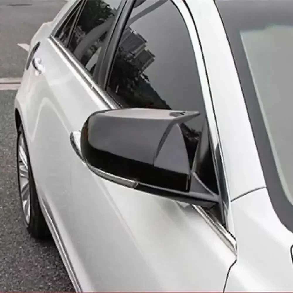For Cadillac CT4 ATS 2013-2023 Car Rearview Side Mirror Cover Wing Cap Exterior Door Housing Shell Trim Sticker ABS Accessories