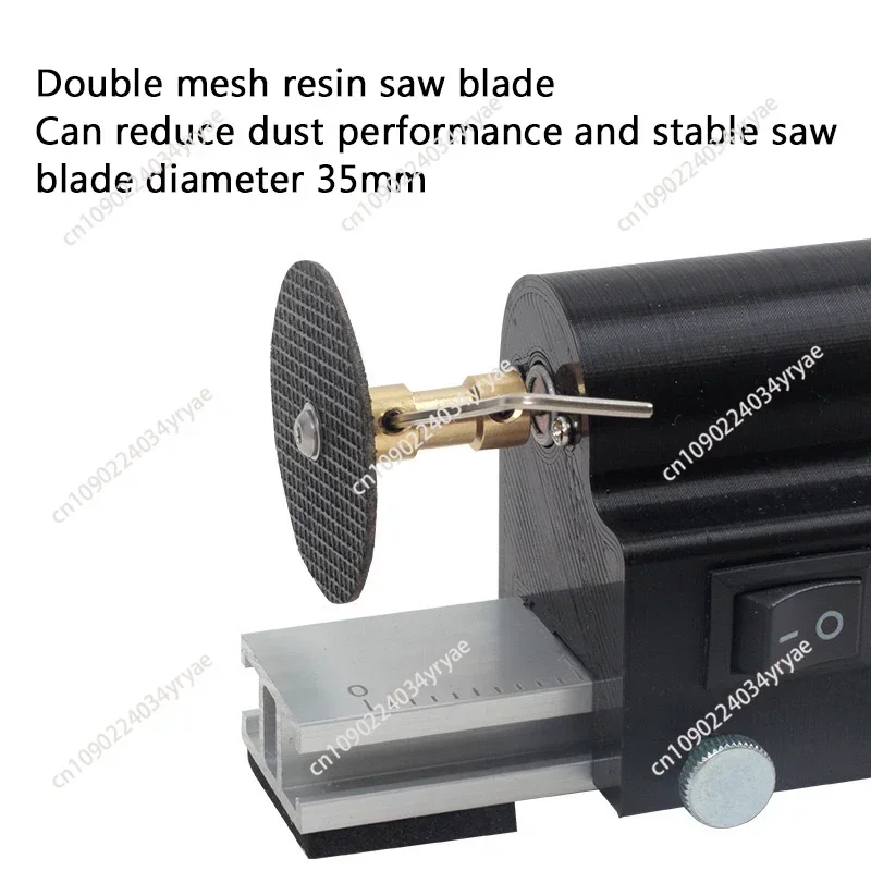 Electric Arrow Shaft Cutter Mini Cutoff Saw Trimmer 4.3 to 32 Inch Cutting Length Carbon Fiber and Fiber Cutting Tool