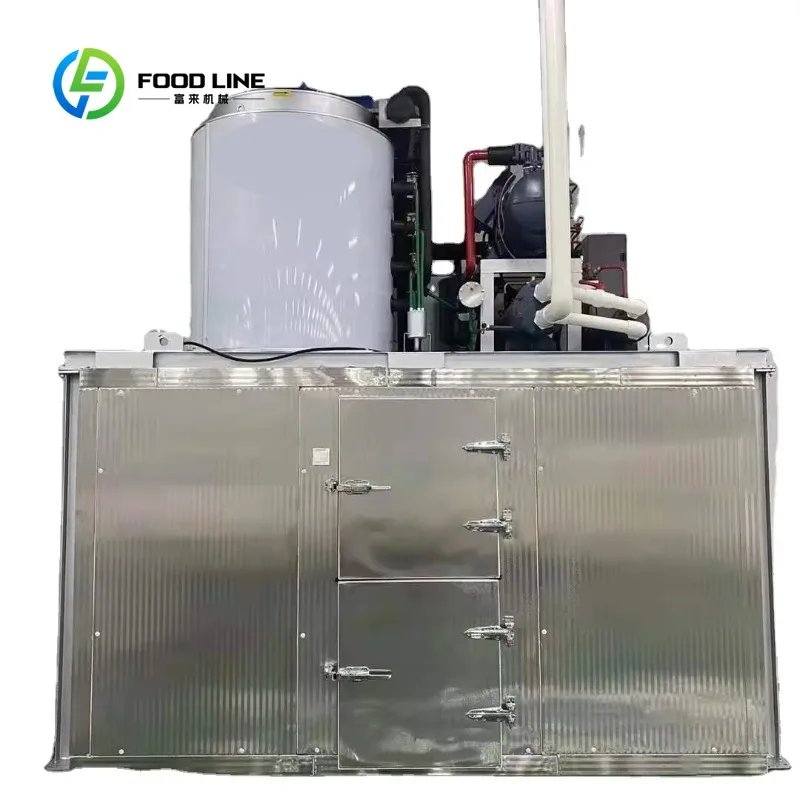 Customized High Efficiency Industrial Flake Ice Machine Ideal for Concrete Cooling and Large Scale Construction Projects