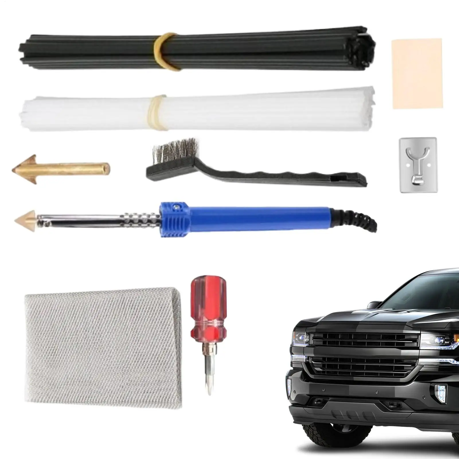 

Repair Welding Tool Portable Lightweight Iron Heavy Duty Welding Kit For Family Enthusiast Women Garage Workshop Outdoor