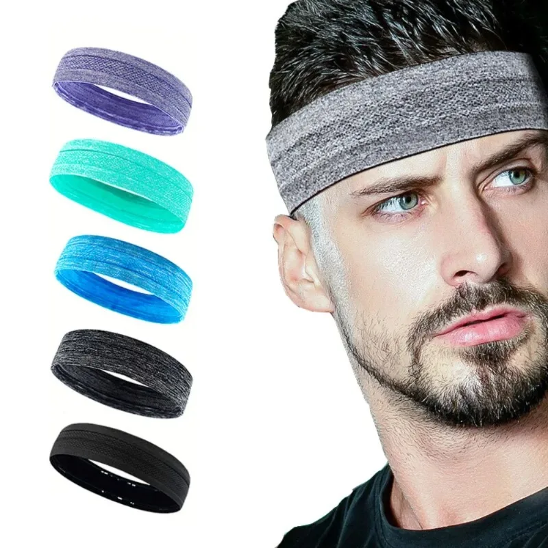 High Quality Cotton Sweat Headband for Men Sweatband Women Yoga Hair Bands Head Sweat Bands Sports Safety Sports Headband Tennis